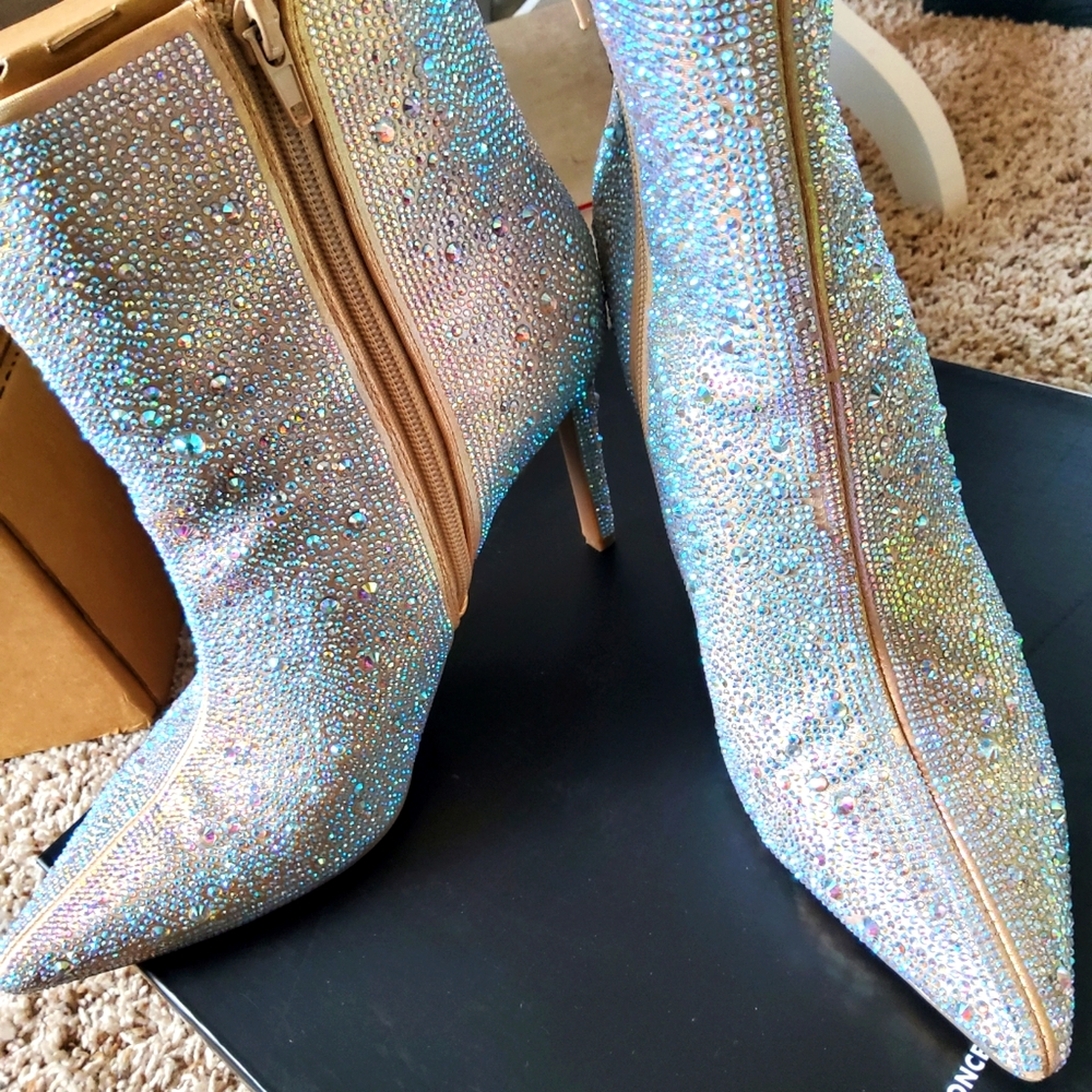 INC women's being bootie